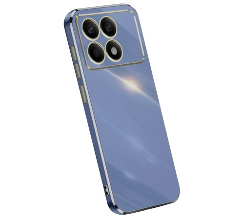 Xiaomi Poco X6 Pro Kılıf Volet Silikon - Mavi Xiaomi Poco X6 Pro Kılıf Volet Silikon - Mavi