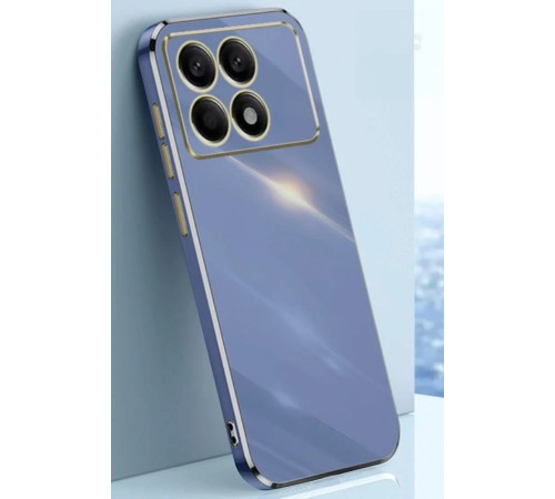 Xiaomi Poco X6 Pro Kılıf Volet Silikon - Mavi Xiaomi Poco X6 Pro Kılıf Volet Silikon - Mavi