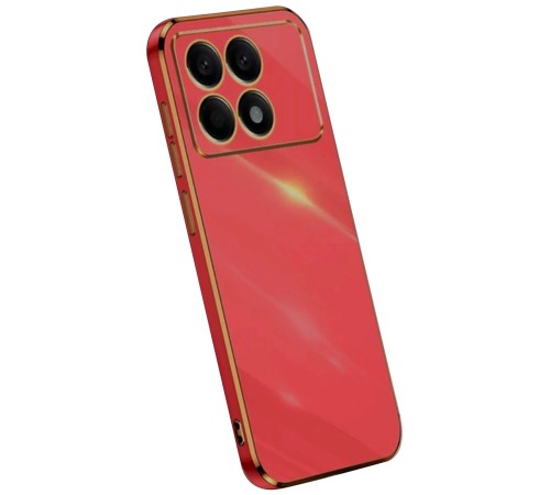 Xiaomi Poco X6 Pro Kılıf Volet Silikon - Kırmızı Xiaomi Poco X6 Pro Kılıf Volet Silikon - Kırmızı