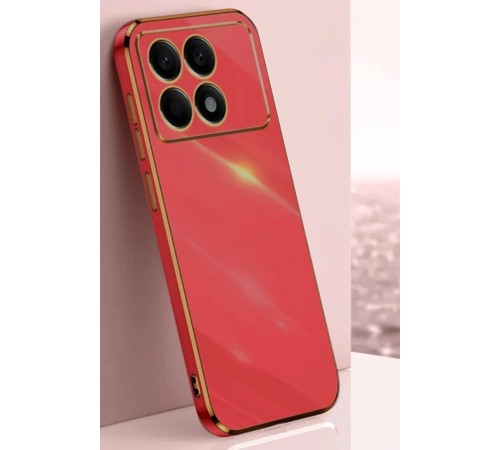 Xiaomi Poco X6 Pro Kılıf Volet Silikon - Kırmızı Xiaomi Poco X6 Pro Kılıf Volet Silikon - Kırmızı