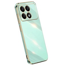 Xiaomi Poco X6 Pro Kılıf Volet Silikon - Açık Yeşil