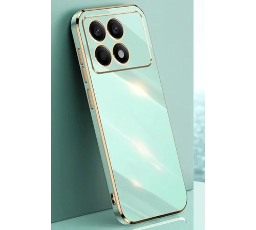 Xiaomi Poco X6 Pro Kılıf Volet Silikon - Açık Yeşil Xiaomi Poco X6 Pro Kılıf Volet Silikon - Açık Yeşil