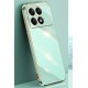 Xiaomi Poco X6 Pro Kılıf Volet Silikon - Açık Yeşil