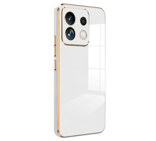 Xiaomi Poco M6 Pro 4G Kılıf Volet Silikon - Beyaz Xiaomi Poco M6 Pro 4G Kılıf Volet Silikon - Beyaz