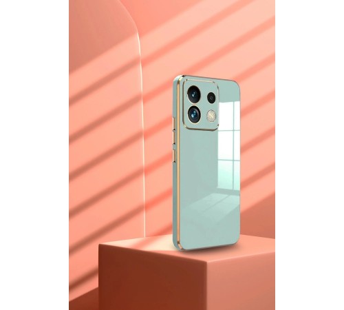 Xiaomi Poco M6 Pro 4G Kılıf Volet Silikon - Mavi Xiaomi Poco M6 Pro 4G Kılıf Volet Silikon - Mavi