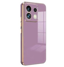 Xiaomi Redmi Note 13 4G Kılıf Volet Silikon - Mor