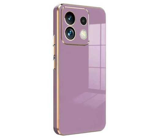 Xiaomi Redmi Note 13 4G Kılıf Volet Silikon - Mor Xiaomi Redmi Note 13 4G Kılıf Volet Silikon - Mor