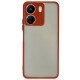 Xiaomi Redmi 13C Kılıf Montreal Silikon Kapak - Kırmızı