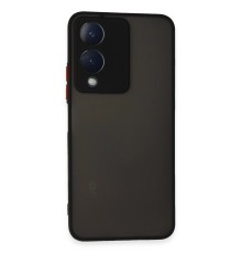 Vivo Y17S Kılıf Montreal Silikon Kapak - Siyah