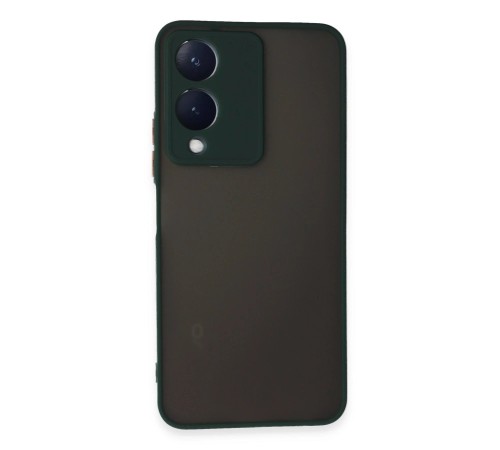 Vivo Y17S Kılıf Montreal Silikon Kapak - Yeşil Vivo Y17S Kılıf Montreal Silikon Kapak - Yeşil