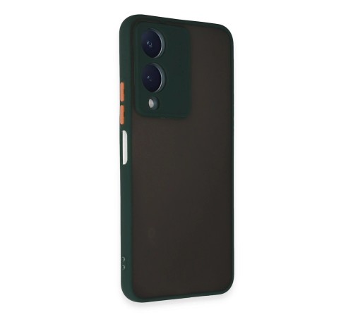 Vivo Y17S Kılıf Montreal Silikon Kapak - Yeşil Vivo Y17S Kılıf Montreal Silikon Kapak - Yeşil
