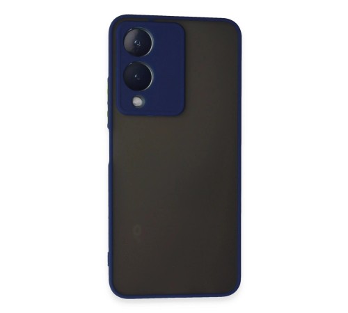 Vivo Y17S Kılıf Montreal Silikon Kapak - Lacivert