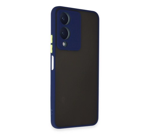 Vivo Y17S Kılıf Montreal Silikon Kapak - Lacivert