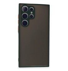 Samsung Galaxy S24 Ultra Kılıf Montreal Silikon Kapak - Yeşil