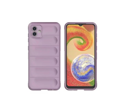 Samsung Galaxy A05 Kılıf Optimum Silikon - Mor Samsung Galaxy A05 Kılıf Optimum Silikon - Mor