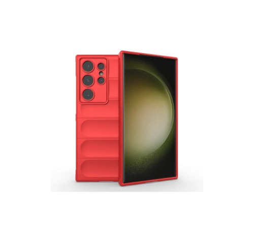 Samsung Galaxy S24 Ultra Kılıf Optimum Silikon - Kırmızı Samsung Galaxy S24 Ultra Kılıf Optimum Silikon - Kırmızı