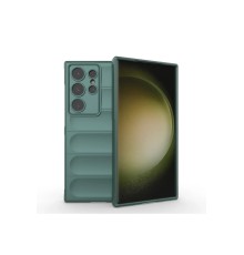 Samsung Galaxy S24 Ultra Kılıf Optimum Silikon - Koyu Yeşil