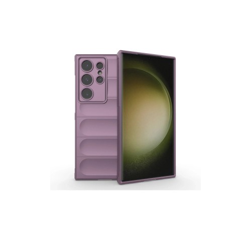 Samsung Galaxy S24 Ultra Kılıf Optimum Silikon - Mor Samsung Galaxy S24 Ultra Kılıf Optimum Silikon - Mor
