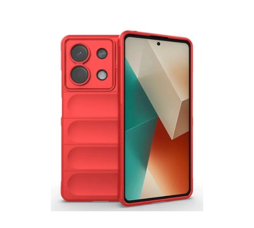 Xiaomi Poco X6 Kılıf Optimum Silikon - Kırmızı Xiaomi Poco X6 Kılıf Optimum Silikon - Kırmızı