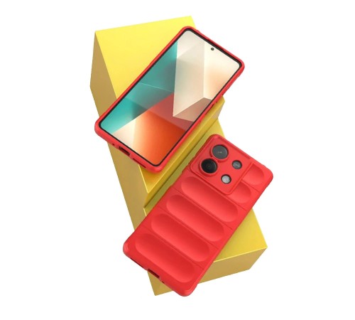 Xiaomi Poco X6 Kılıf Optimum Silikon - Kırmızı Xiaomi Poco X6 Kılıf Optimum Silikon - Kırmızı