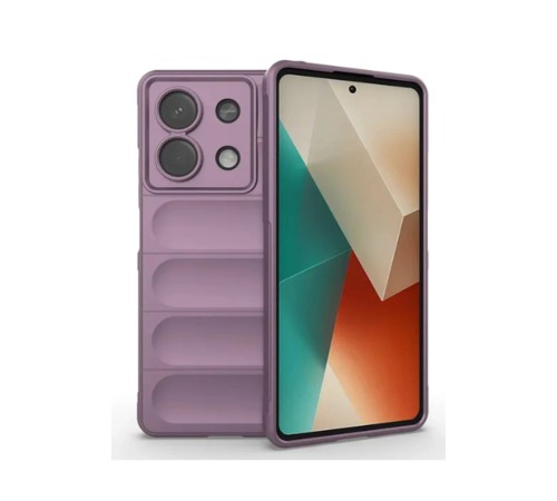 Xiaomi Poco X6 Kılıf Optimum Silikon - Mor Xiaomi Poco X6 Kılıf Optimum Silikon - Mor