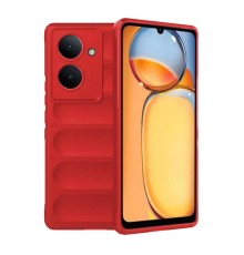 Xiaomi Redmi 13C Kılıf Optimum Silikon - Kırmızı