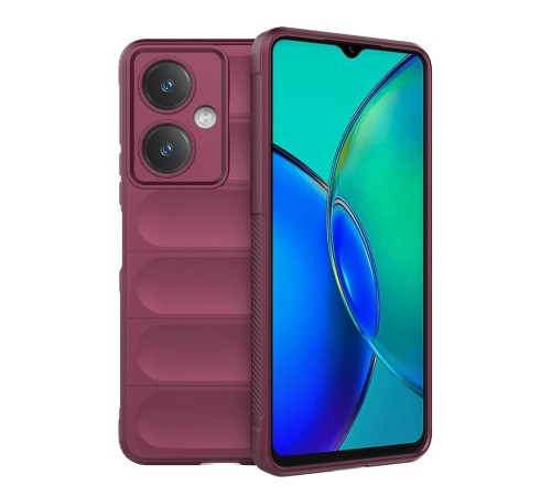 Vivo Y27 Kılıf Optimum Silikon - Bordo Vivo Y27 Kılıf Optimum Silikon - Bordo