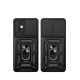 İnfinix Hot 30 4G Kılıf Pars Lens Yüzüklü Silikon - Yeşil