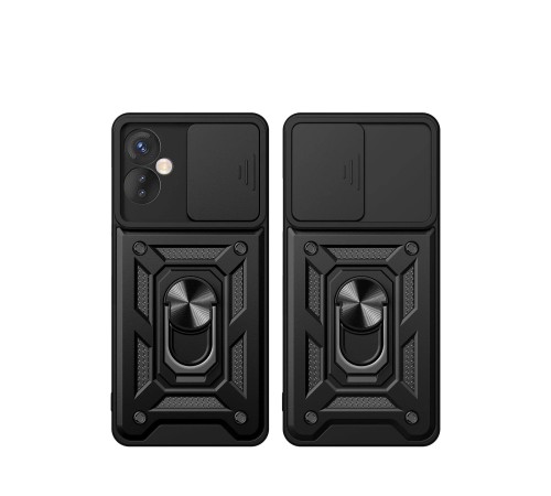 İnfinix Hot 30 4G Kılıf Pars Lens Yüzüklü Silikon - Gümüş İnfinix Hot 30 4G Kılıf Pars Lens Yüzüklü Silikon - Gümüş