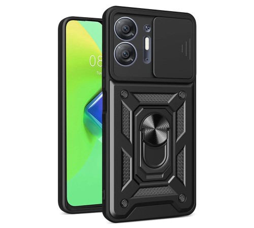 İnfinix Hot 30 5G Kılıf Pars Lens Yüzüklü Silikon - Siyah İnfinix Hot 30 5G Kılıf Pars Lens Yüzüklü Silikon - Siyah