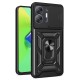 İnfinix Hot 30 5G Kılıf Pars Lens Yüzüklü Silikon - Siyah