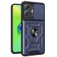 İnfinix Hot 30 5G Kılıf Pars Lens Yüzüklü Silikon - Lacivert