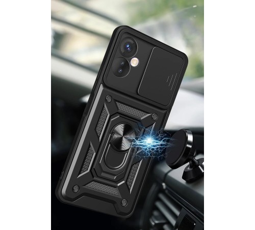 İnfinix Hot 30 5G Kılıf Pars Lens Yüzüklü Silikon - Gümüş İnfinix Hot 30 5G Kılıf Pars Lens Yüzüklü Silikon - Gümüş