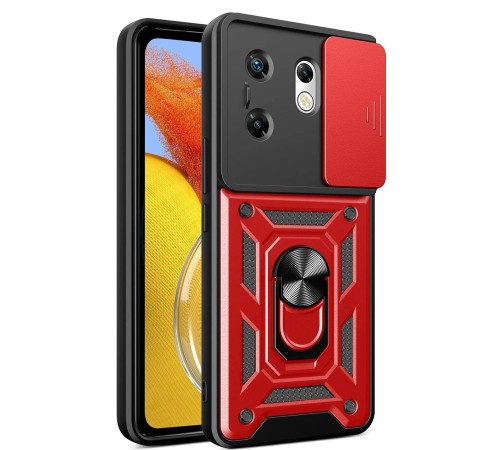 İnfinix Zero 30 4G Kılıf Pars Lens Yüzüklü Silikon - Kırmızı İnfinix Zero 30 4G Kılıf Pars Lens Yüzüklü Silikon - Kırmızı