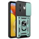 İnfinix Zero 30 4G Kılıf Pars Lens Yüzüklü Silikon - Yeşil