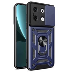 İnfinix Zero 30 5G Kılıf Pars Lens Yüzüklü Silikon - Lacivert