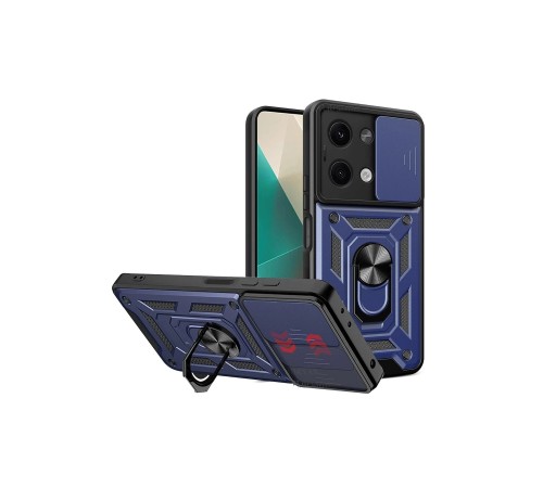 Xiaomi Poco X6 Kılıf Pars Lens Yüzüklü Silikon - Lacivert Xiaomi Poco X6 Kılıf Pars Lens Yüzüklü Silikon - Lacivert