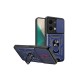 Xiaomi Poco X6 Kılıf Pars Lens Yüzüklü Silikon - Lacivert