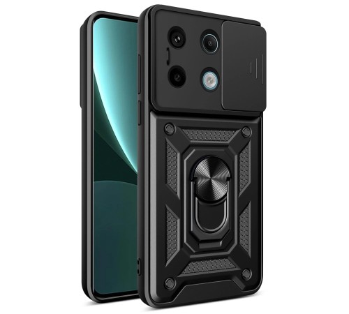 Xiaomi Poco X6 Pro Kılıf Pars Lens Yüzüklü Silikon - Siyah Xiaomi Poco X6 Pro Kılıf Pars Lens Yüzüklü Silikon - Siyah