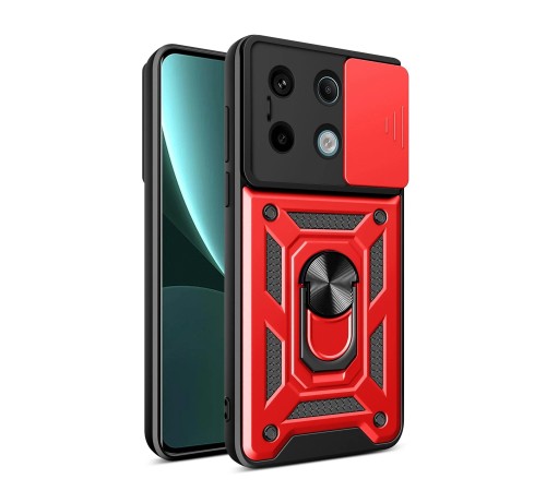 Xiaomi Poco X6 Pro Kılıf Pars Lens Yüzüklü Silikon - Kırmızı Xiaomi Poco X6 Pro Kılıf Pars Lens Yüzüklü Silikon - Kırmızı