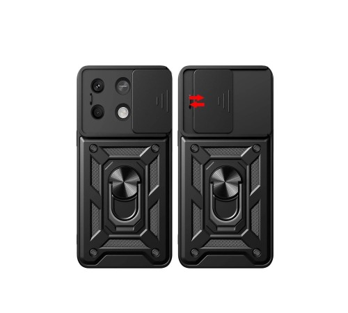 Xiaomi Poco X6 Pro Kılıf Pars Lens Yüzüklü Silikon - Kırmızı Xiaomi Poco X6 Pro Kılıf Pars Lens Yüzüklü Silikon - Kırmızı