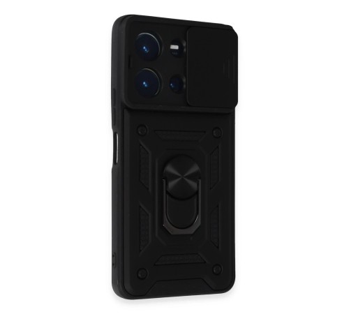Vivo Y36 Kılıf Pars Lens Yüzüklü Silikon - Siyah Vivo Y36 Kılıf Pars Lens Yüzüklü Silikon - Siyah