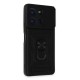 Vivo Y36 Kılıf Pars Lens Yüzüklü Silikon - Siyah