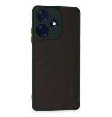 İnfinix Hot 30 4G Kılıf Montreal Silikon Kapak - Yeşil
