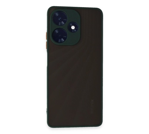 İnfinix Hot 30 4G Kılıf Montreal Silikon Kapak - Yeşil İnfinix Hot 30 4G Kılıf Montreal Silikon Kapak - Yeşil