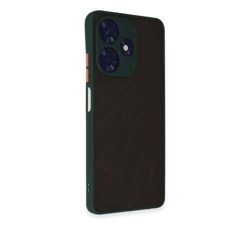 İnfinix Hot 30 4G Kılıf Montreal Silikon Kapak - Yeşil İnfinix Hot 30 4G Kılıf Montreal Silikon Kapak - Yeşil