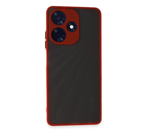 İnfinix Hot 30 4G Kılıf Montreal Silikon Kapak - Kırmızı İnfinix Hot 30 4G Kılıf Montreal Silikon Kapak - Kırmızı