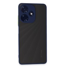 İnfinix Hot 30 4G Kılıf Montreal Silikon Kapak - Lacivert