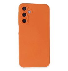 Samsung Galaxy A15 4G Kılıf Nano içi Kadife Silikon - Turuncu