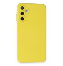 Samsung Galaxy A25 5G Kılıf Nano içi Kadife Silikon - Sarı